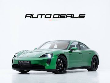 2021 Porsche Taycan 4S | GCC – Mamba Green Metallic – Perfect Condition | Electric