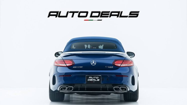 2019 Mercedes Benz C 63 S Cabriolet | Warranty – Service Contract – Low Mileage – Best in Class | 4.0L V8