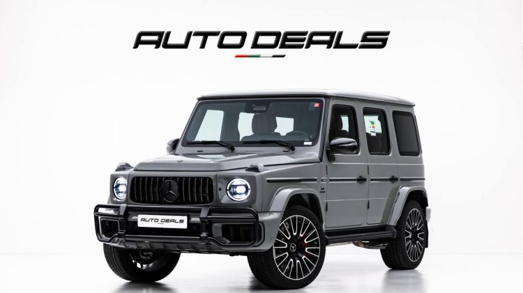 2025 Mercedes Benz G63 AMG | GCC – Double Night Package – Brand New – Nardo Gray | 4.0L V8