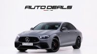 2021 Mercedes Benz E 63 S AMG | GCC – Low Mileage – Perfect Condition | 4.0L V8