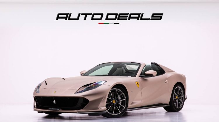 2021 Ferrari 812 GTS Tailor Made Ispirazioni Inspired by Metallic Bronze Hues | Perfect Condition | 6.5L V12