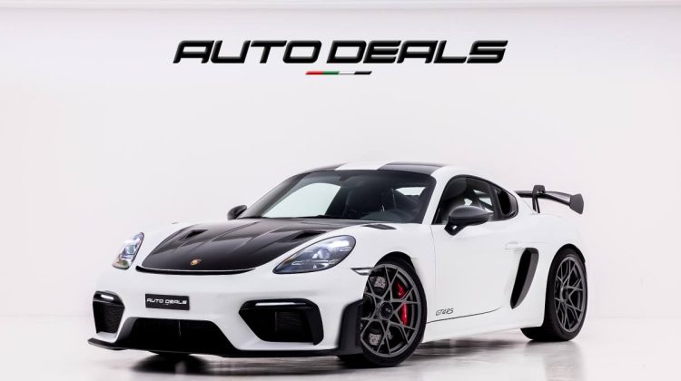 2024 Porsche 718 Cayman GT4 RS Weissach | GCC | Warranty | Brand New | 4.0L F6