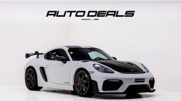 2024 Porsche 718 Cayman GT4 RS Weissach | GCC | Warranty | Brand New | 4.0L F6