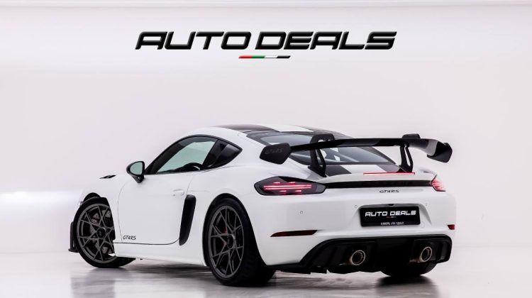 2024 Porsche 718 Cayman GT4 RS Weissach | GCC | Warranty | Brand New | 4.0L F6