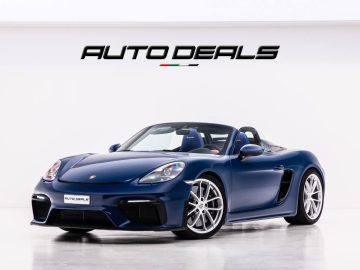 2022 Porsche 718 Spyder | GCC | Low Mileage | Well Maintained | Perfect Condition | 4.0L F6