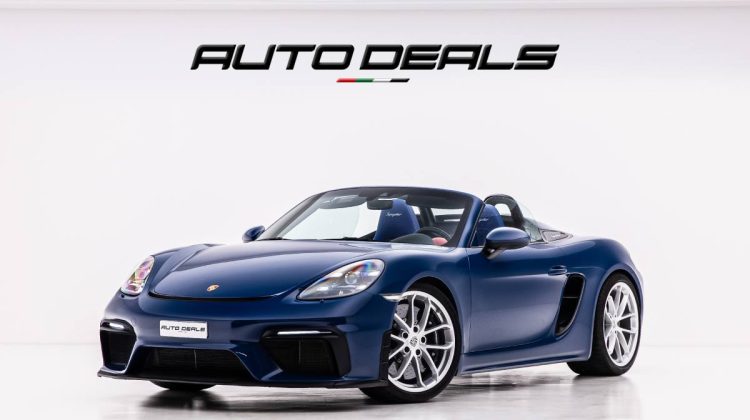 2022 Porsche 718 Spyder | GCC | Low Mileage | Well Maintained | Perfect Condition | 4.0L F6