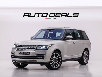 2016 Range Rover Vouge Autobiography Supercharged | GCC | Perfect Condition | 5.0L V8