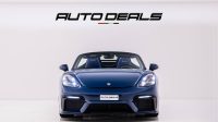 2022 Porsche 718 Spyder | GCC | Low Mileage | Well Maintained | Perfect Condition | 4.0L F6