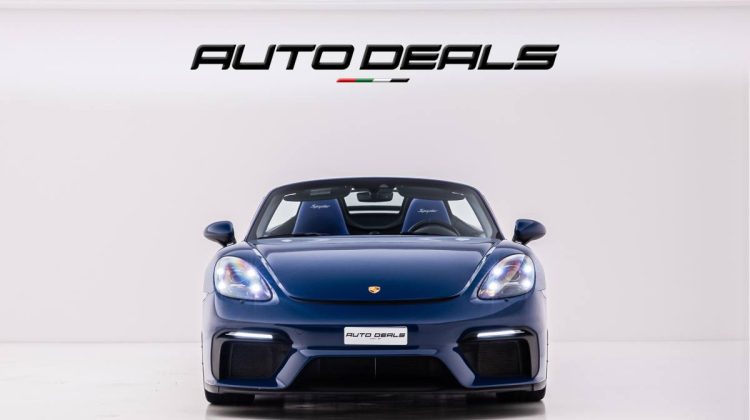 2022 Porsche 718 Spyder | GCC | Low Mileage | Well Maintained | Perfect Condition | 4.0L F6