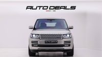 2016 Range Rover Vouge Autobiography Supercharged | GCC | Perfect Condition | 5.0L V8