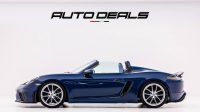 2022 Porsche 718 Spyder | GCC | Low Mileage | Well Maintained | Perfect Condition | 4.0L F6