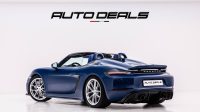 2022 Porsche 718 Spyder | GCC | Low Mileage | Well Maintained | Perfect Condition | 4.0L F6