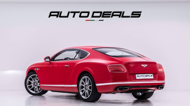 2016 Bentley Continental GT V8 | GCC | Full Options | Full Service History | 4.0L V8