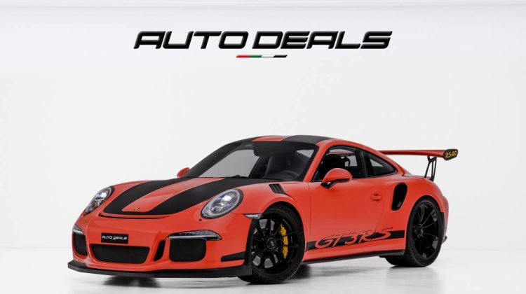 2016 Porsche GT3 RS | GCC | Warranty Available | Service History | Low Mileage | 4.0L F6