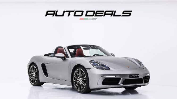 2018 Porsche 718 Boxster S Spyder | Well Maintained | Perfect Condition | 2.5L F4