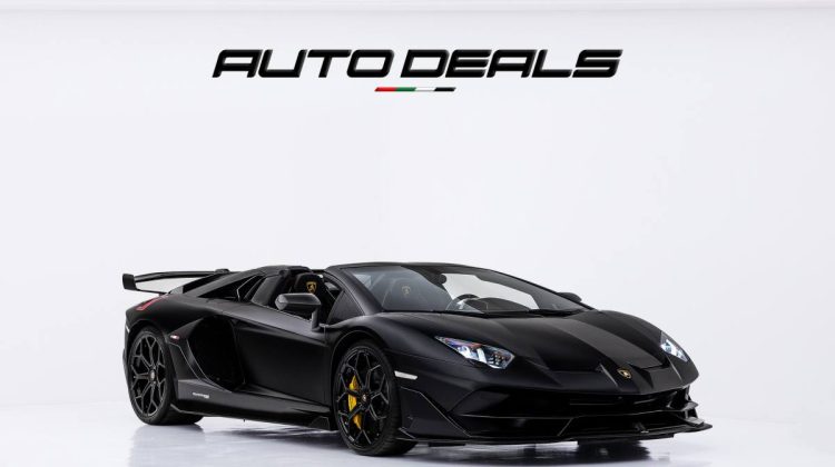 2021 Lamborghini Aventador SVJ Roadster 01 of 800 | GCC | Warranty | Extremely Low Mileage | 6.5L V12