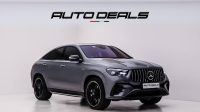 2024 Mercedes Benz GLE 53 4Matic AMG Coupe | GCC | Warranty | Low mileage | Perfect Condition