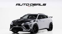 2019 Lamborghini Urus Mansory Kit | GCC | Fully Loaded | White & Black Carbon Fiber | Excellent Con