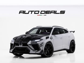 2019 Lamborghini Urus Mansory Kit | GCC | Fully Loaded | White & Black Carbon Fiber | Excellent Con