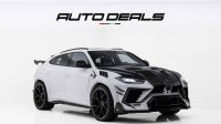 2019 Lamborghini Urus Mansory Kit | GCC | Fully Loaded | White & Black Carbon Fiber | Excellent Con