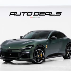 2024 Ferrari Purosangue | Service Contract | Very Low Mileage | Verde Francesca Color | 6.5L V12