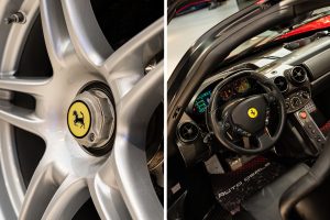 ferrari enzo car details interior