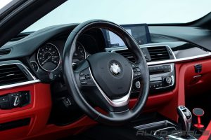 Interior of 2019 BMW 430 XI Cabriolet