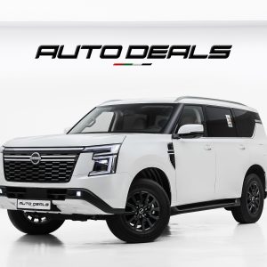 2025 Nissan Patrol SE | GCC Specs | Under Warranty | Low Mileage | 8 seater | 3.8L V6