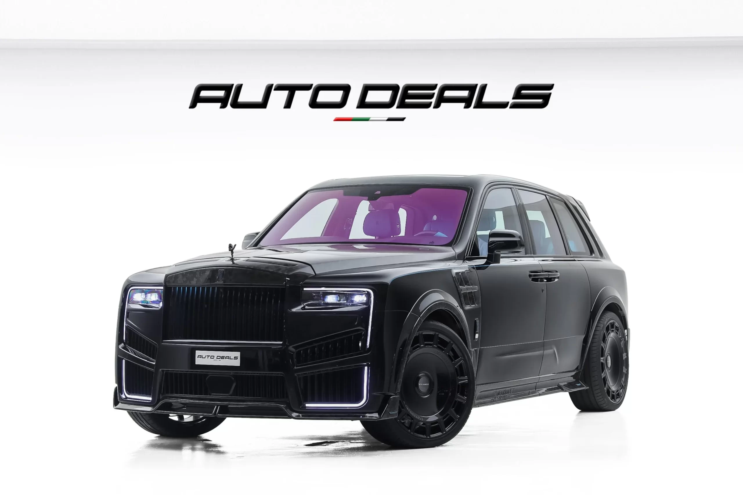 2026-Rolls-Royce-Cullinan Mansory-black-front-view-Dubai